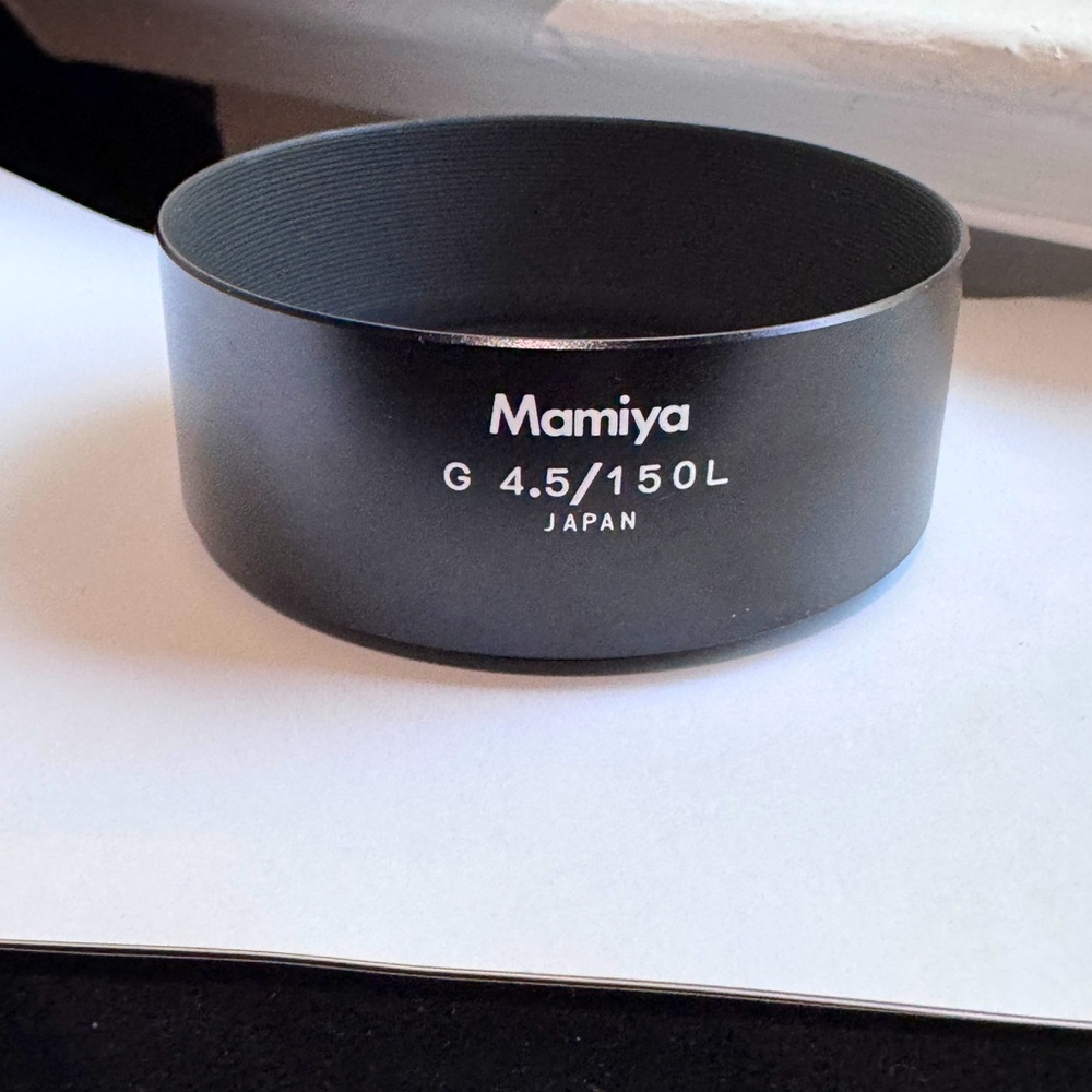 📸✨ Mamiya G 4.5/150L Metal Lens Hood – OEM | Never Used | Collector Grade ✨📸